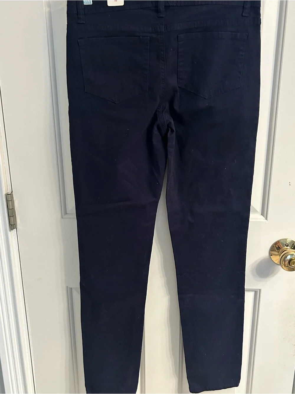 NWT-Girls Justice Super Mid-Rise Skinny Navy Pants
